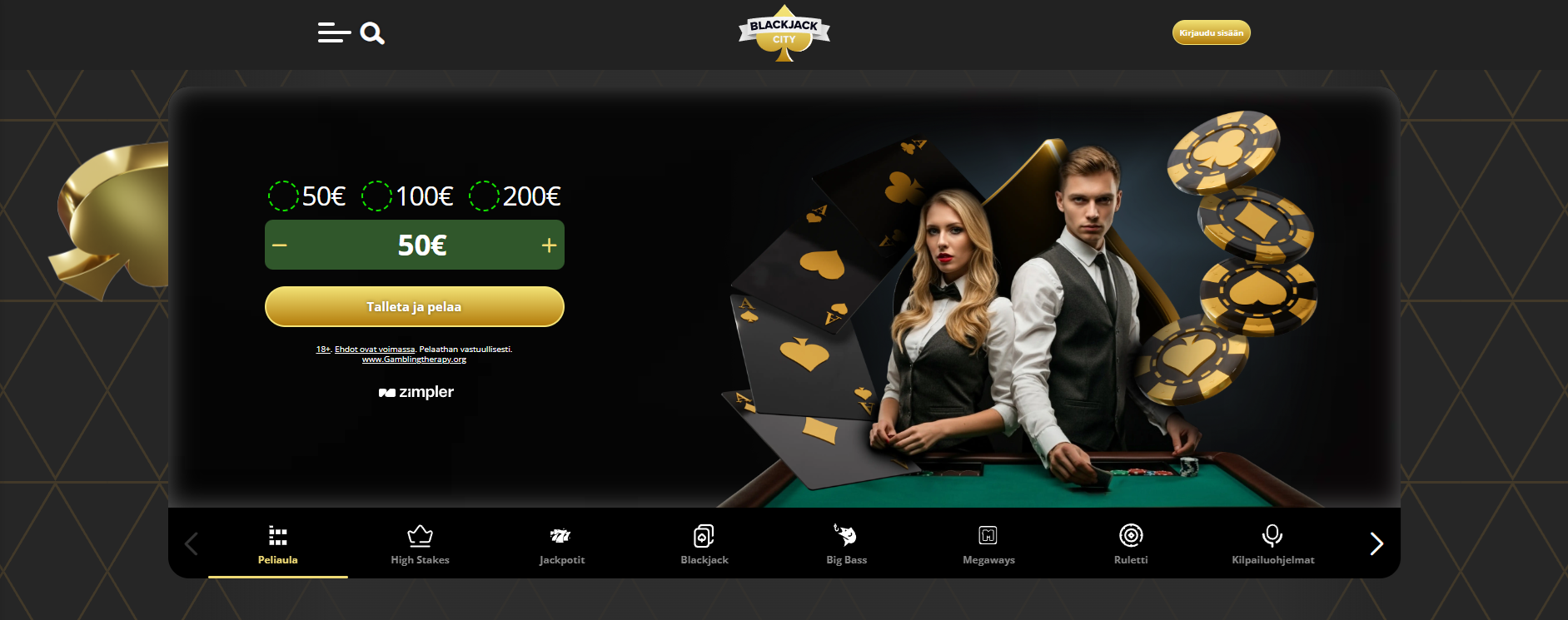 Kuvankaappaus BlackJack City