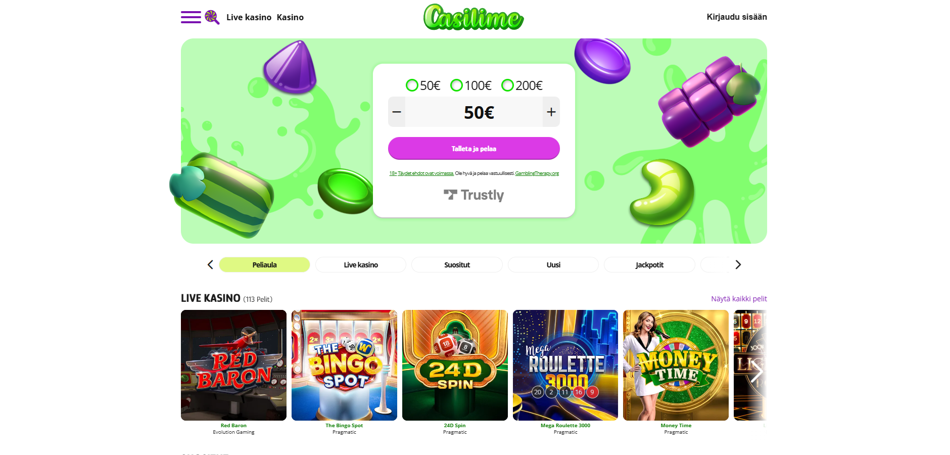 Kuvankaappaus Casilime