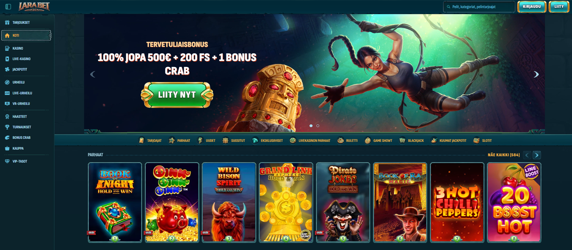 Kuvankaappaus Larabet