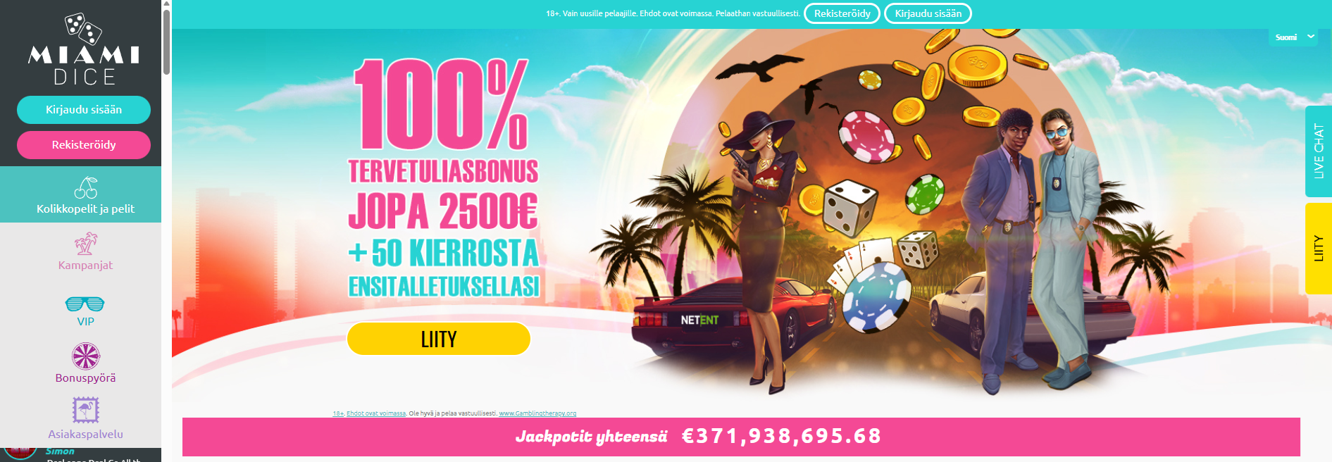 Kuvankaappaus Miami Dice