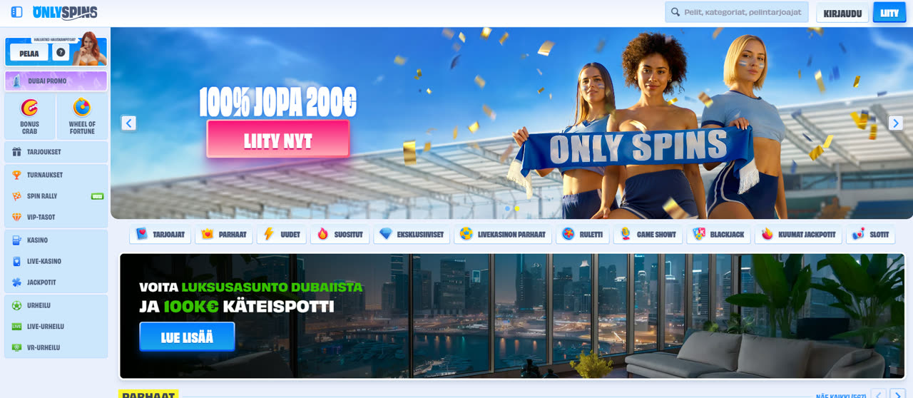 Kuvankaappaus OnlySpins