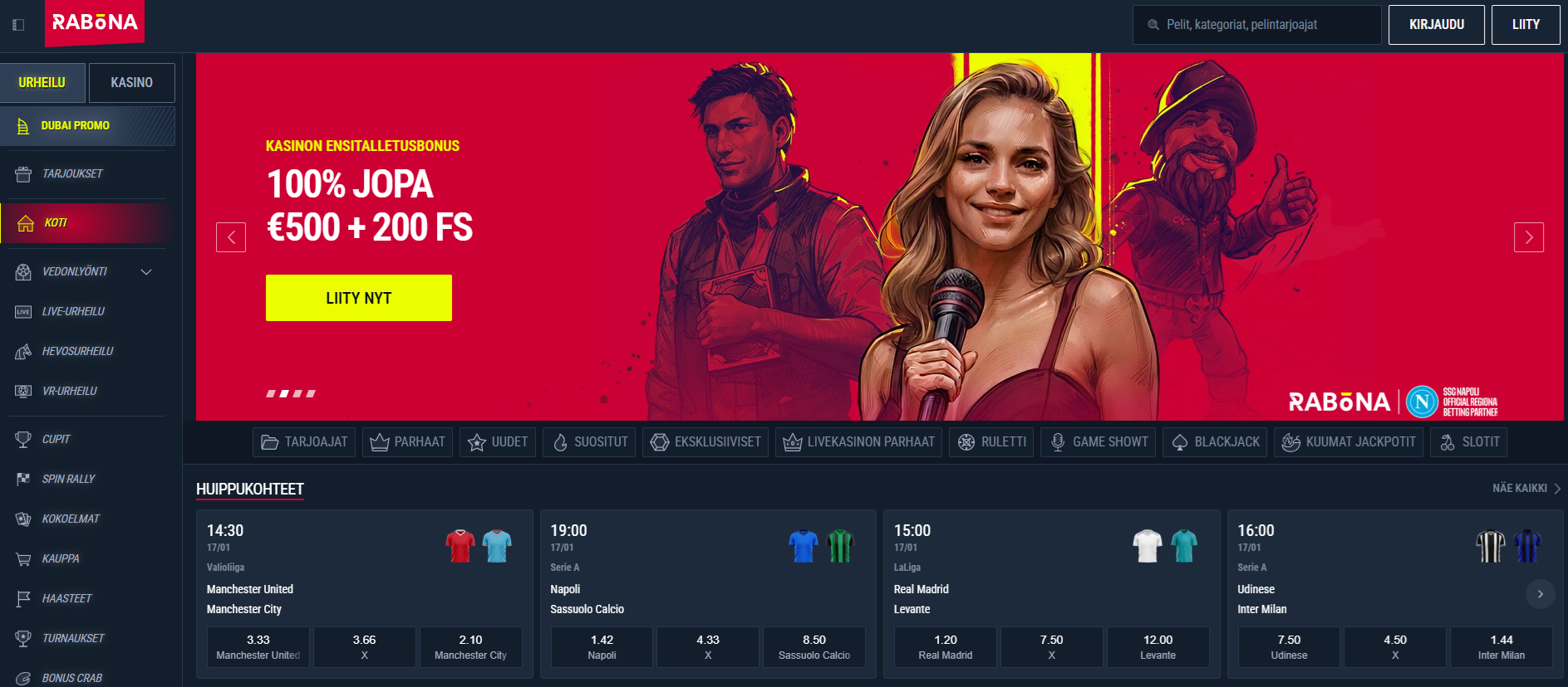 Kuvankaappaus Rabona