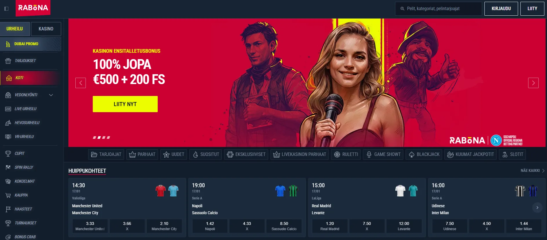 Kuvankaappaus Rabona