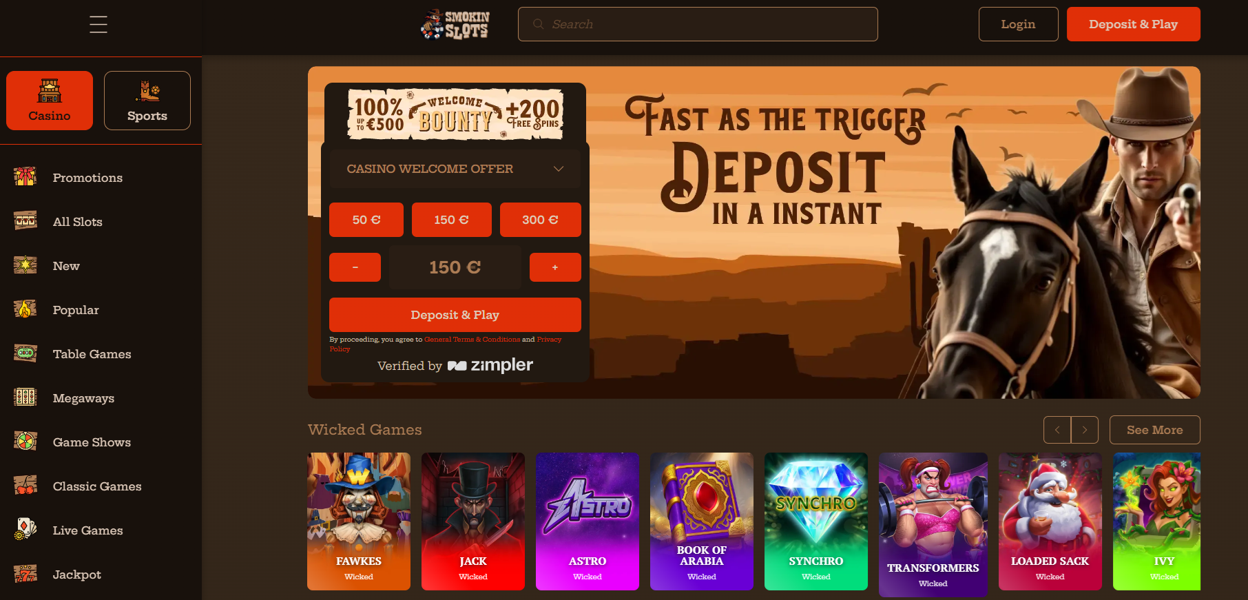 Screenshot Smokin Slots