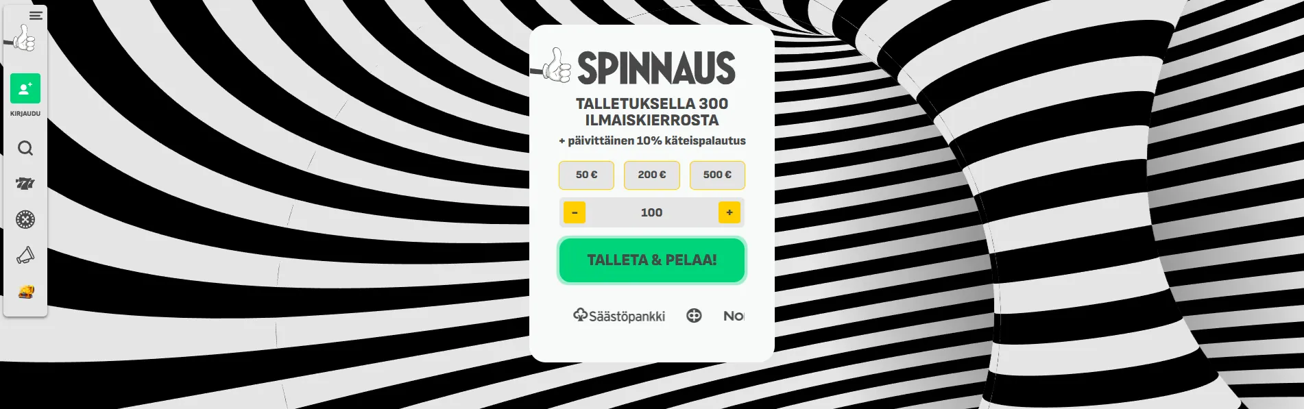 Kuvankaappaus Spinnaus