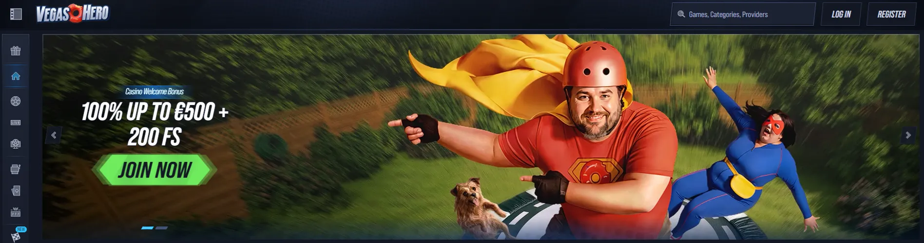 Screenshot VegasHero