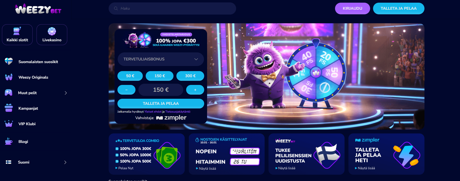 Kuvankaappaus Weezybet