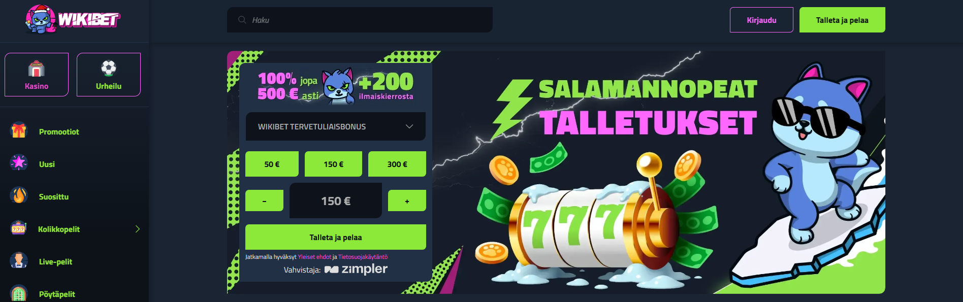 Kuvankaappaus Wikibet