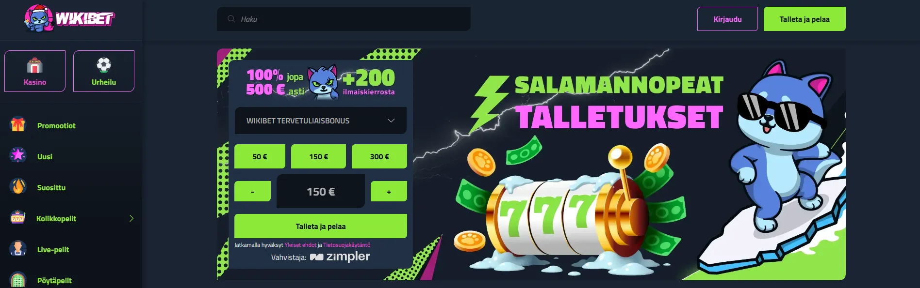 Kuvankaappaus Wikibet